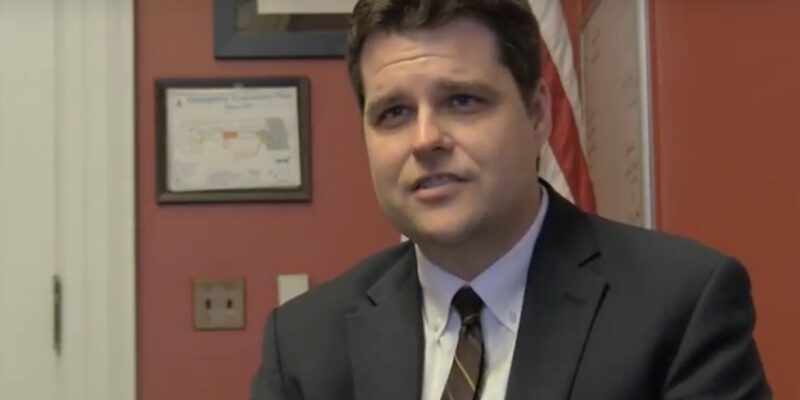 Gaetz calls out 