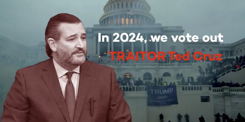 Texas Democrats Want “Traitor” Ted Cruz out in 2024