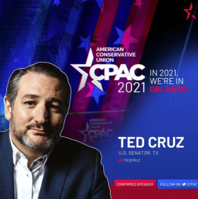Ted Cruz CPAC Speech: “Bill of Rights, Liberty, and Cancel Culture”