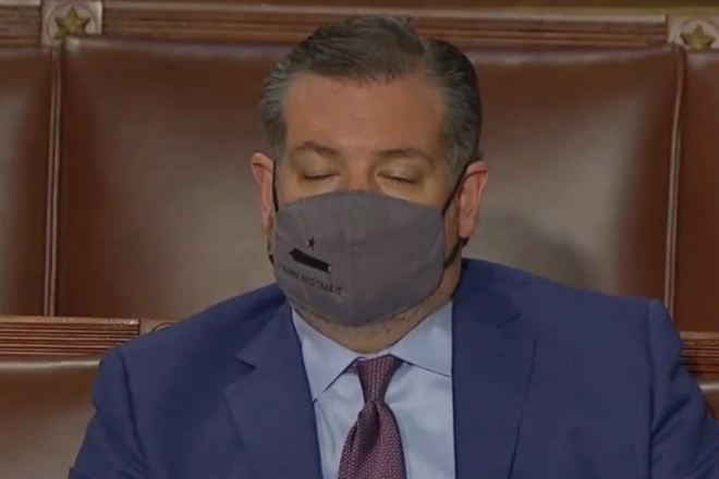 Biden Bores Cruz to Sleep During Joint Address to Congress
