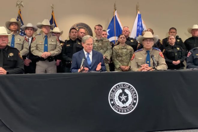 Greg Abbott Lauds New 'Hi-Tech' Efforts to Stop Illegal Immigration