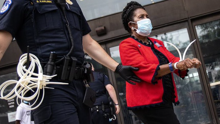 Texas Rep. Sheila Jackson Lee arrested for protesting voting rights legislation