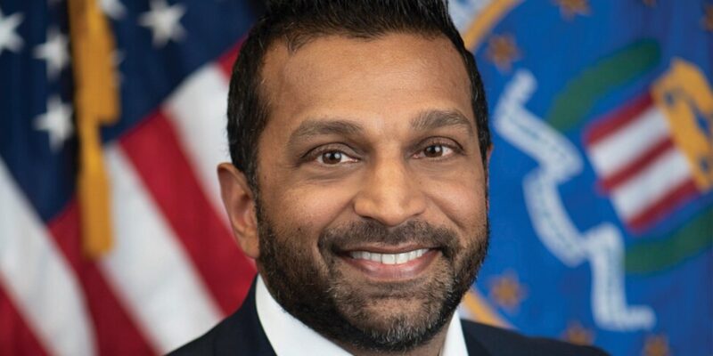 Kash Patel Says FBI Will 'Follow the Money' on Threats