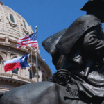 Terry’s Texas Rangers Monument - Texas Civil War monuments - AUSTIN TEXAS, TEXAS CAPITAL