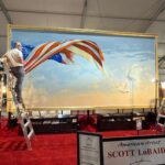 Scott LoBaido Creates America’s Largest Oil Painting of the American Flag on Canvas