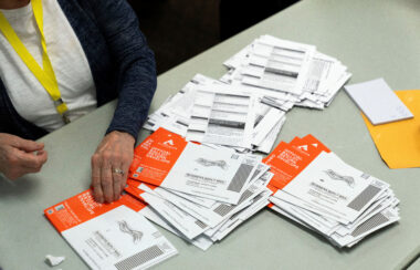Second federal judge freezes Trump mail ballot order with US Supreme Court poised to weigh in
